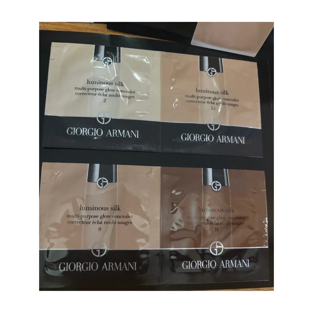 5xGiorgio Armani Luminous Silk Multi-Purpose Glow Concealer Samples‎ 4 Shades